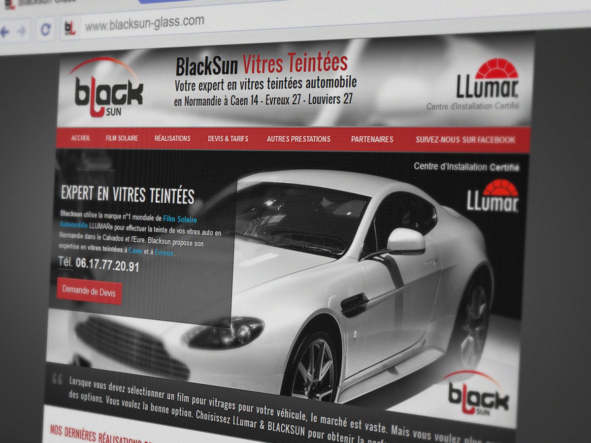 Page d'Accueil de Blacksun Glass Page d'Accueil de Blacksun Glass
